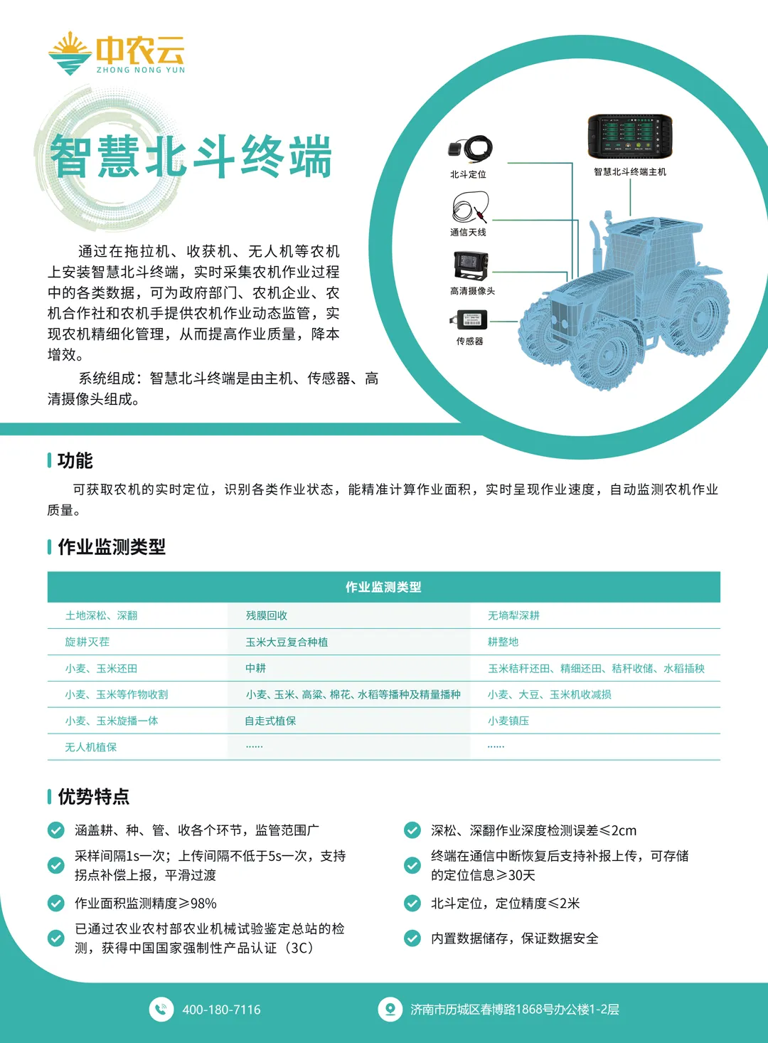 智慧北斗终端 ZJH405BD-4M 产品介绍
